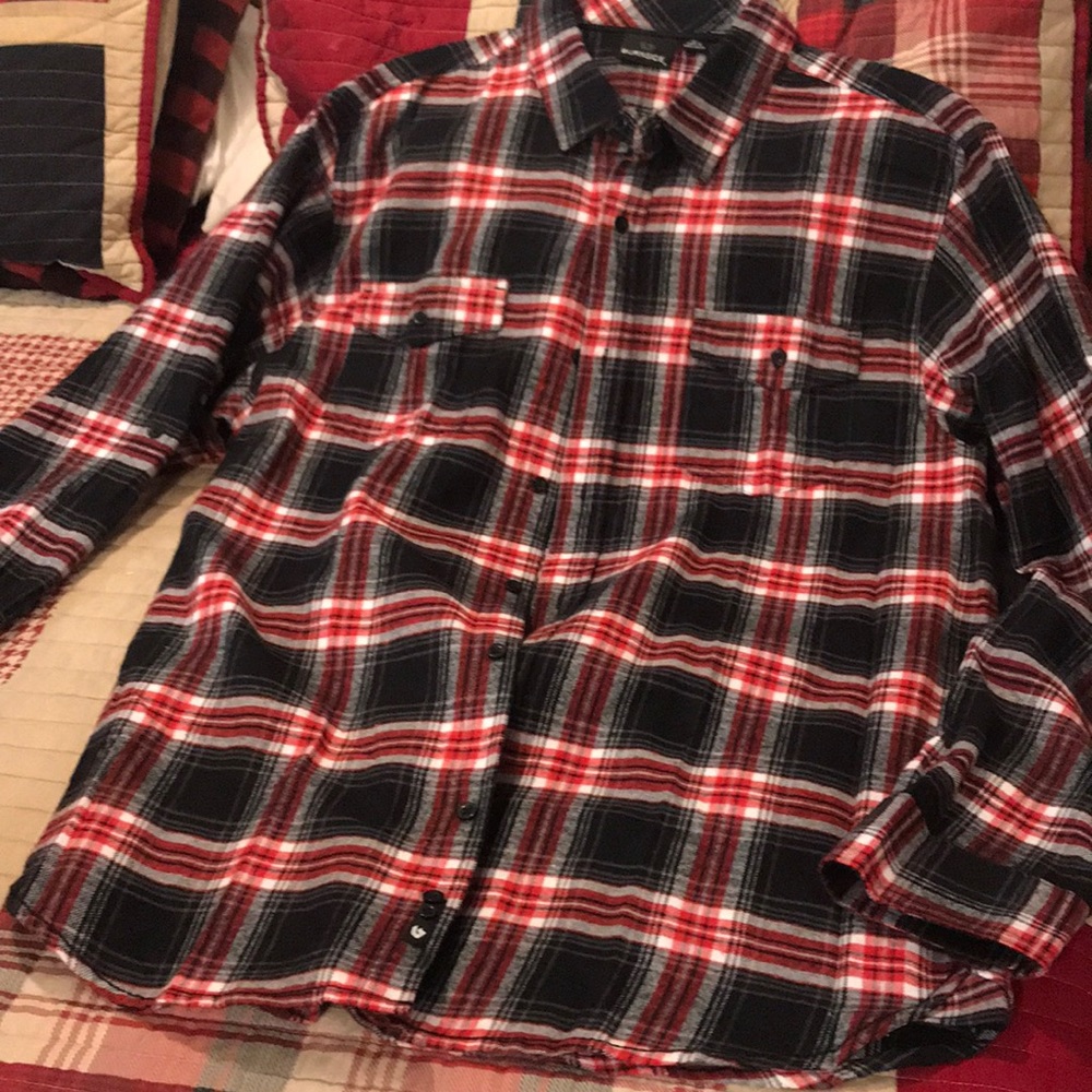 Red/black plaid flannel